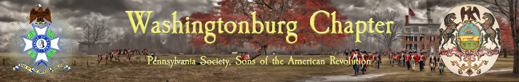 Washingtonburg Chapter, SAR Banner Image 2